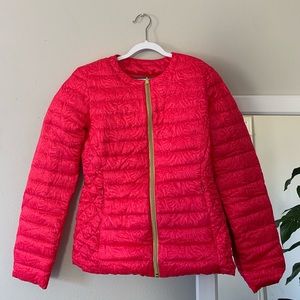 Lily Pulitzer Pink Puffer Jacket